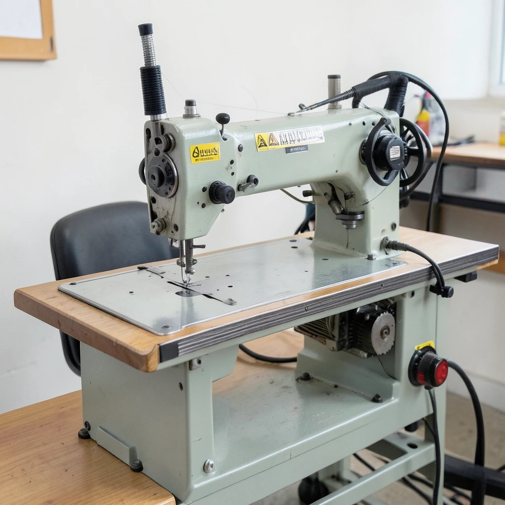 Analoge Stickmaschine