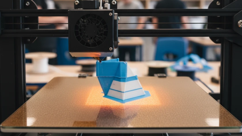 3D Drucker bei der Arbeit
