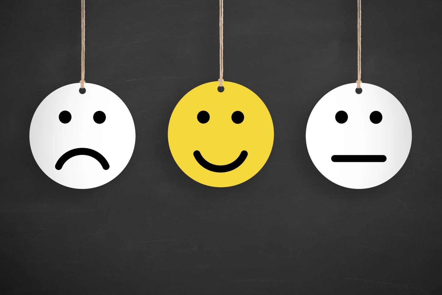 Unhappy and Happy on Blackboard