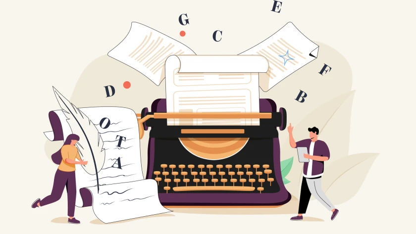 Schülerin und Schüler verfassen Poesie