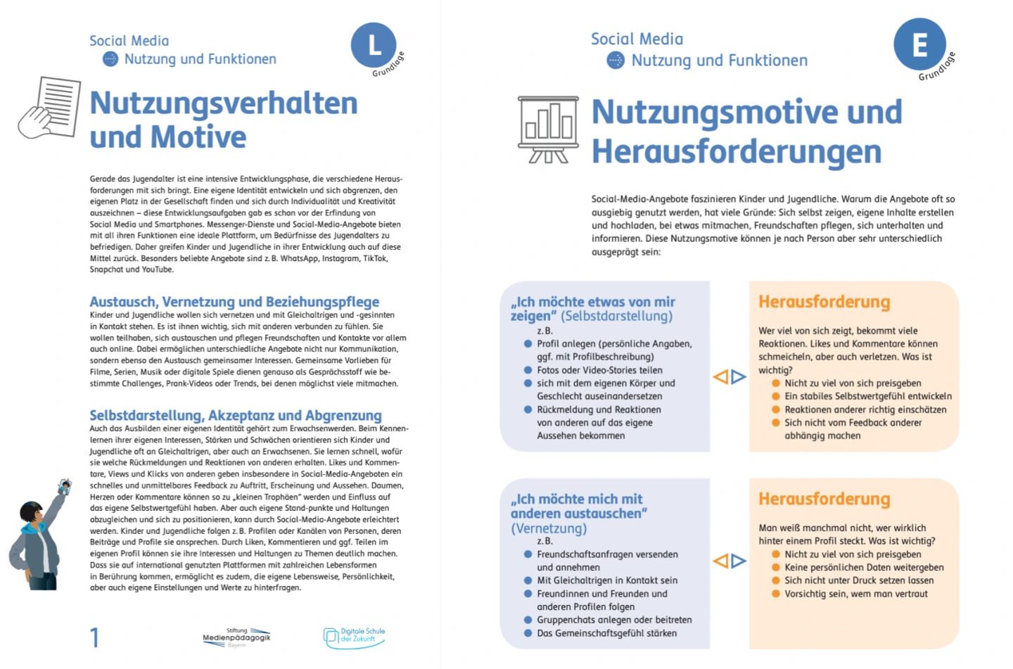 Auszug Informationsmaterial für Erziehungsberechtigte