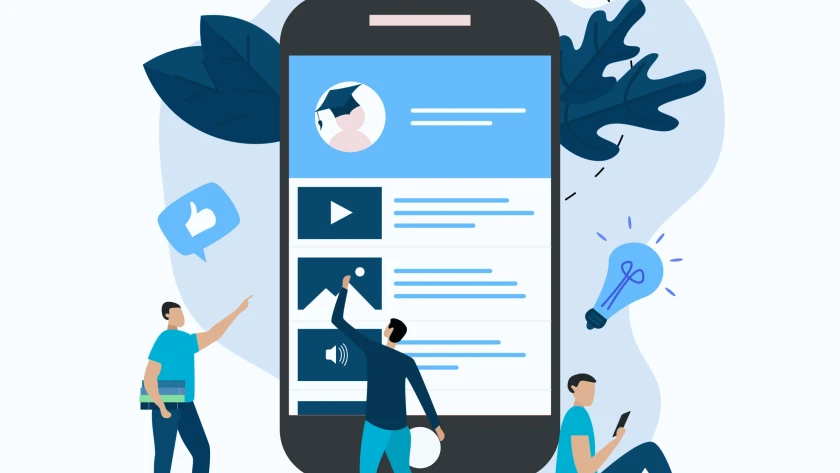 Schüler arbeiten an einem Online-Kurs
