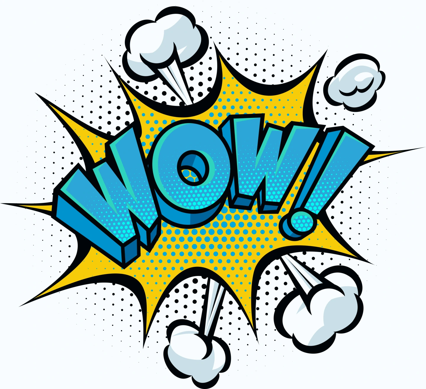 Wow-Sprechblase