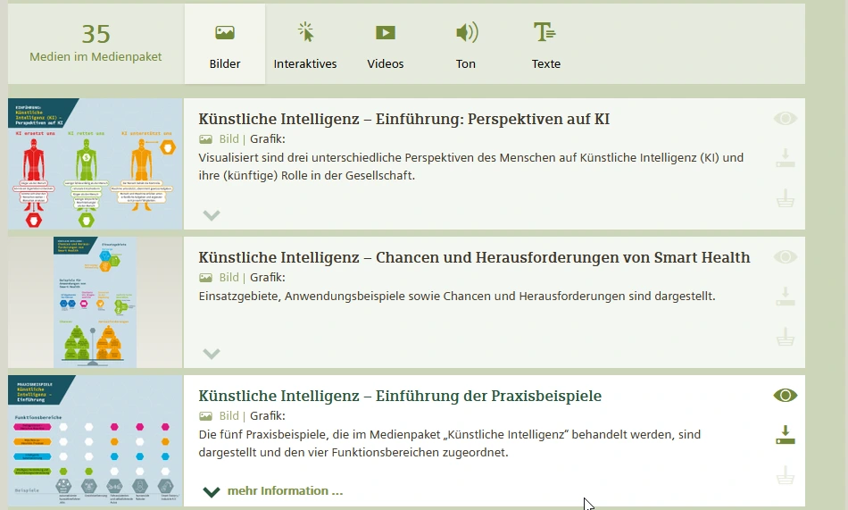 Materialpaket Künstliche Intelligenz Siemens Medienportal