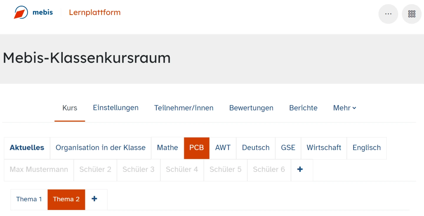 Screenshot Ein-Themen-Format
