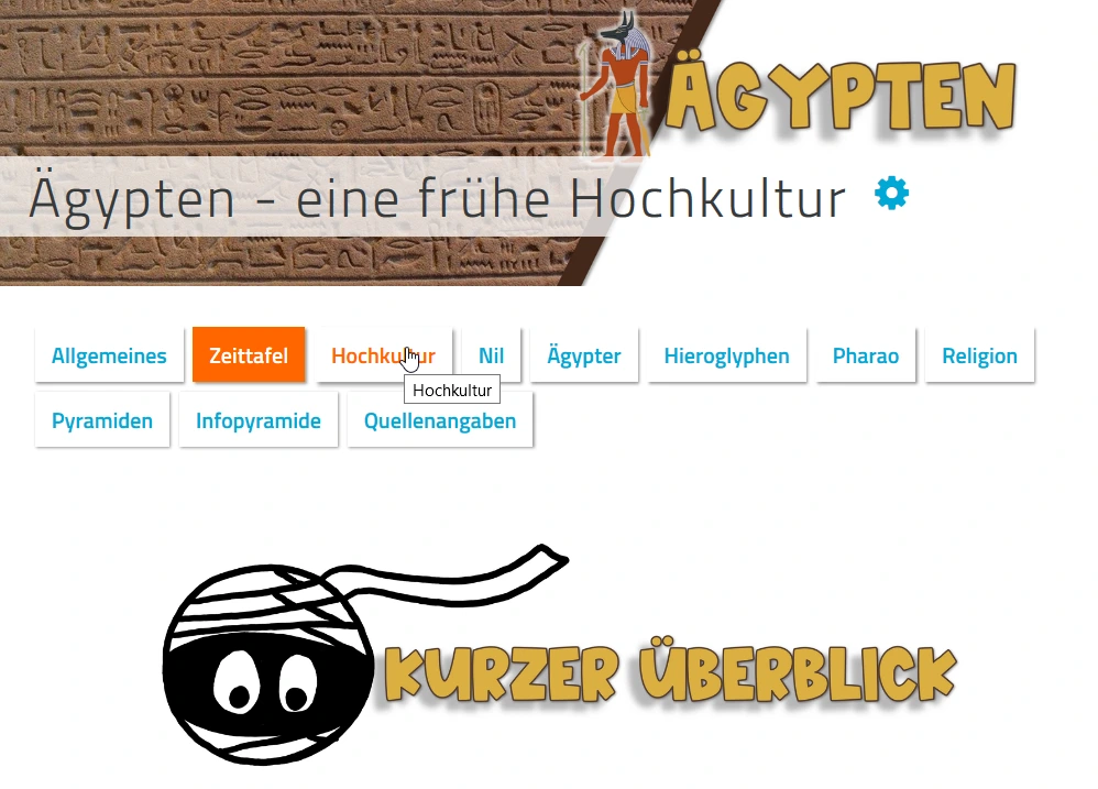 Aufbau und Struktur teachShare Altes Ägypten