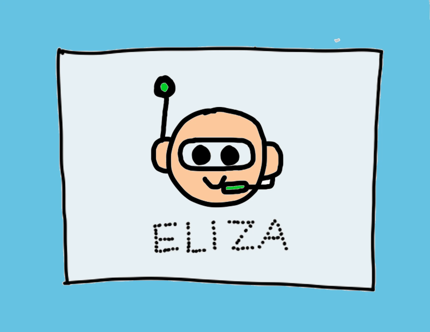 Icon des ersten Chatbots "Eliza"