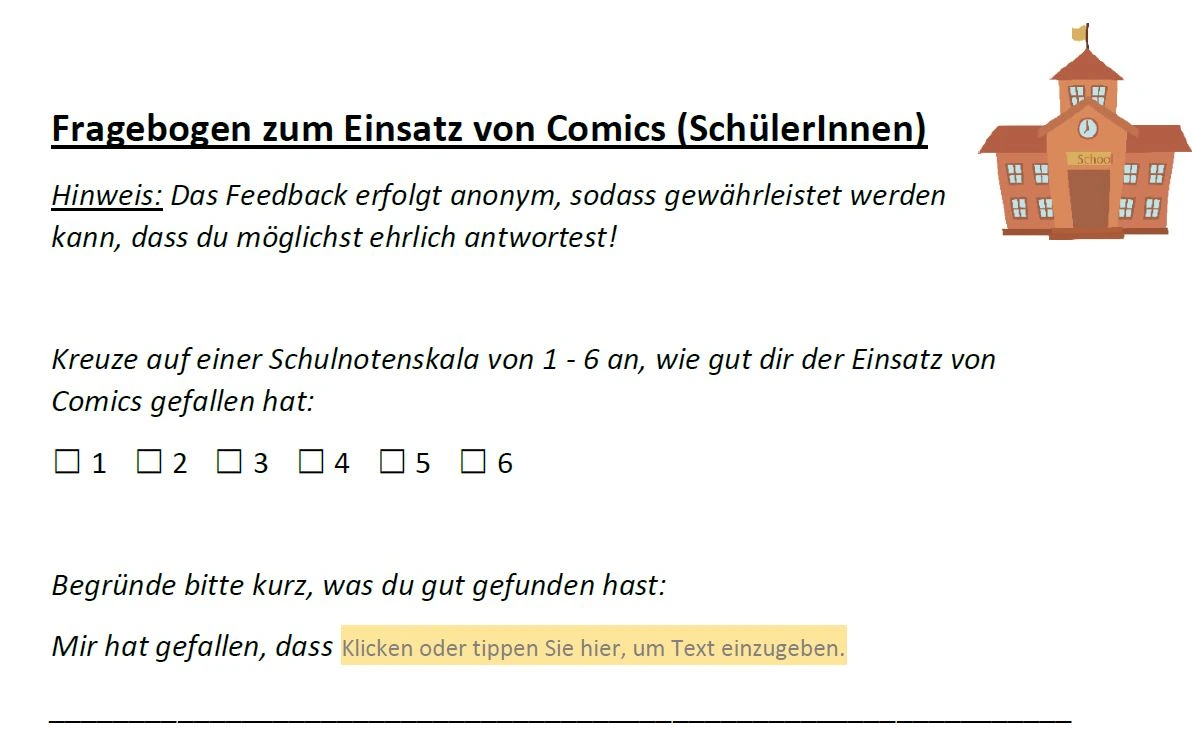 Feedback durch SuS