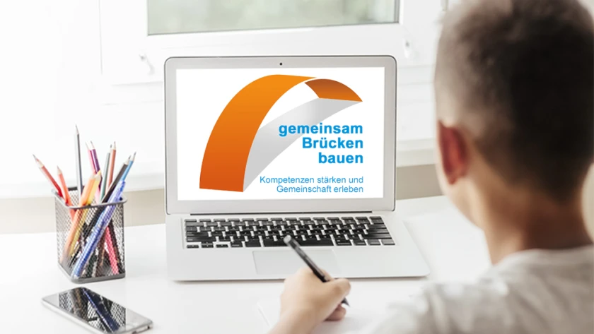 Logo gemeinsam.BRÜCKEN.bauen