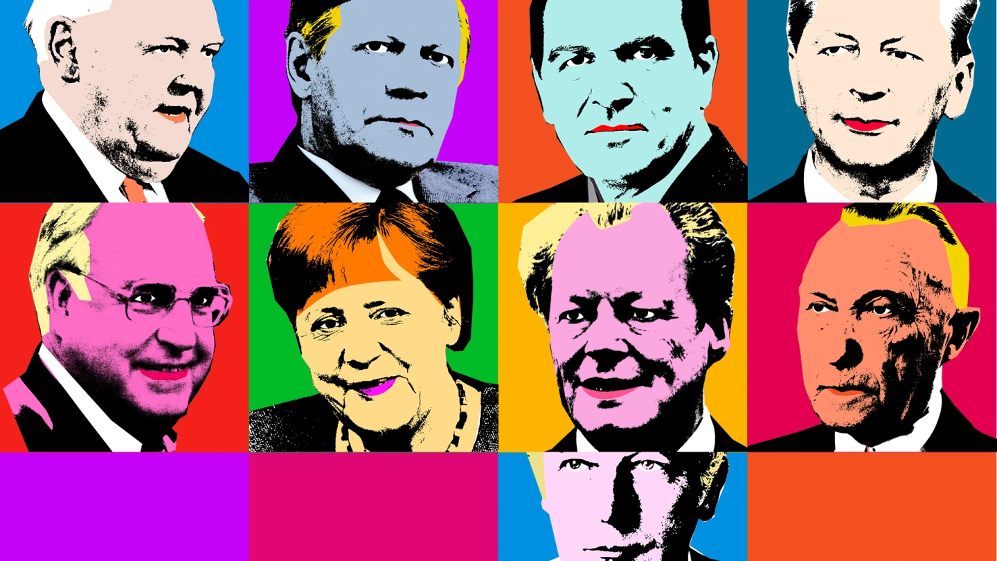 Grafik aller Kanzler