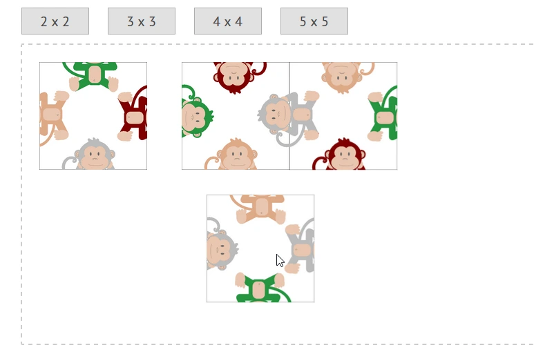 Affenpuzzle Applet Inf-Schule.de
