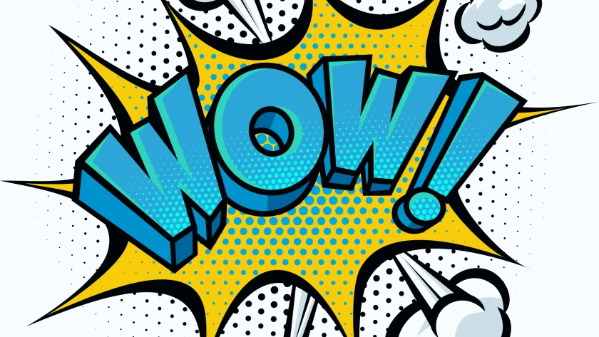 Wow-Sprechblase